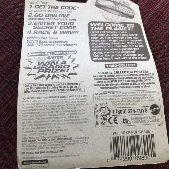 3- PACK HOTWHEELS. 2003 and 2002 COLLECTIONS - Picture 6 of 8